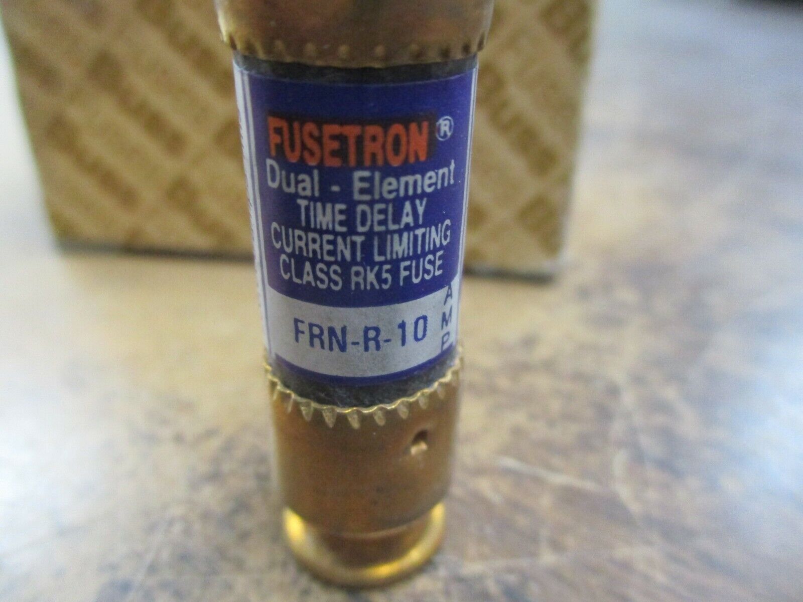 Bussmann Fusetron Fuse FRN-R 10 10A 250V *Box of 9* New Surplus