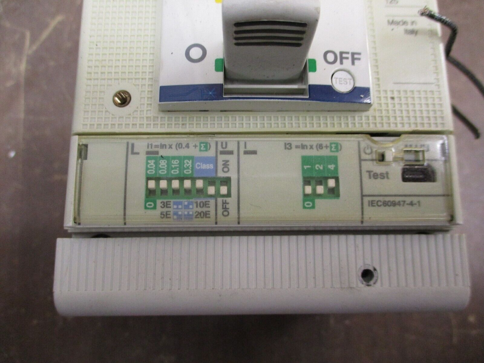 Allen-Bradley Motor Protector 140MG-H8E-D10 100A 600V 50/60Hz Used