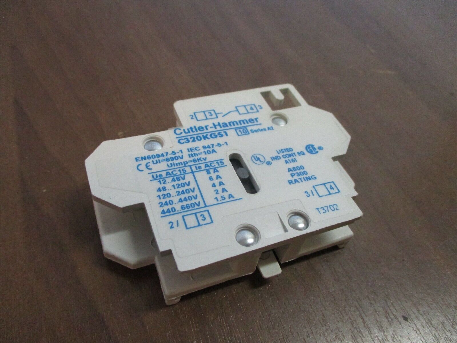 Cutler-Hammer Freedom Series Aux Contact C320KGS1 Ser. A2 1 N.O. New Surplus