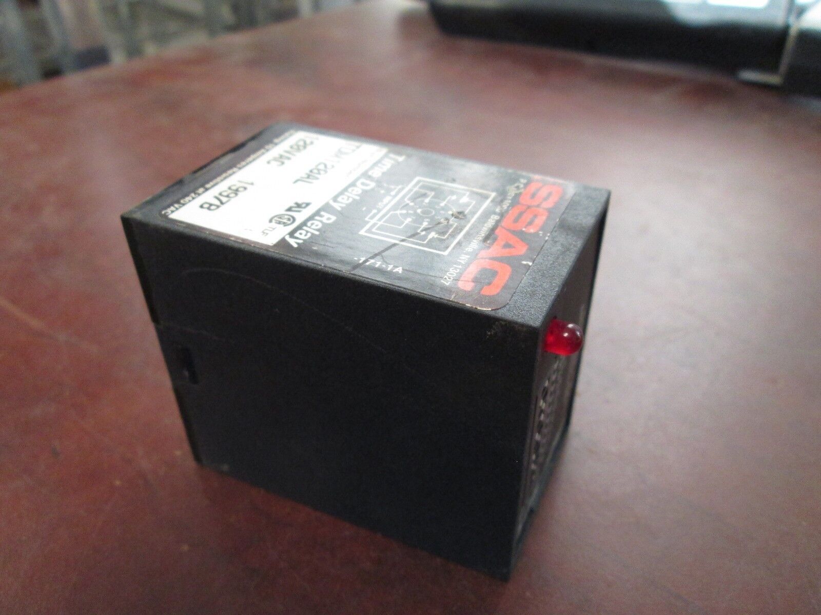 SSAC Time Delay Relay TDM120AL 120VAC 10A Used