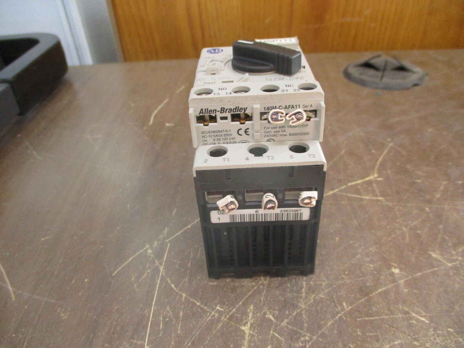 Allen-Bradley Manual Motor Protector 140M-D8E-C25 Ser. C Trip: 18-25A Used