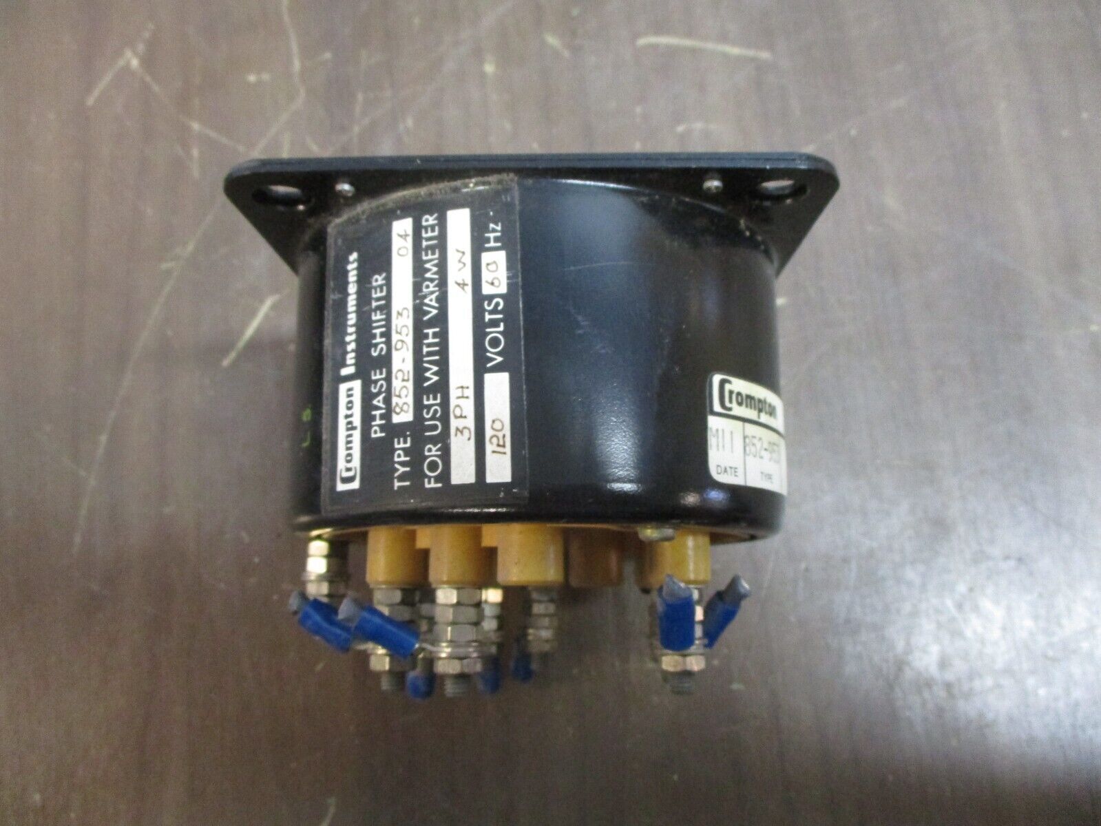Crompton Phase Shifter 852-953 120V 60Hz Used
