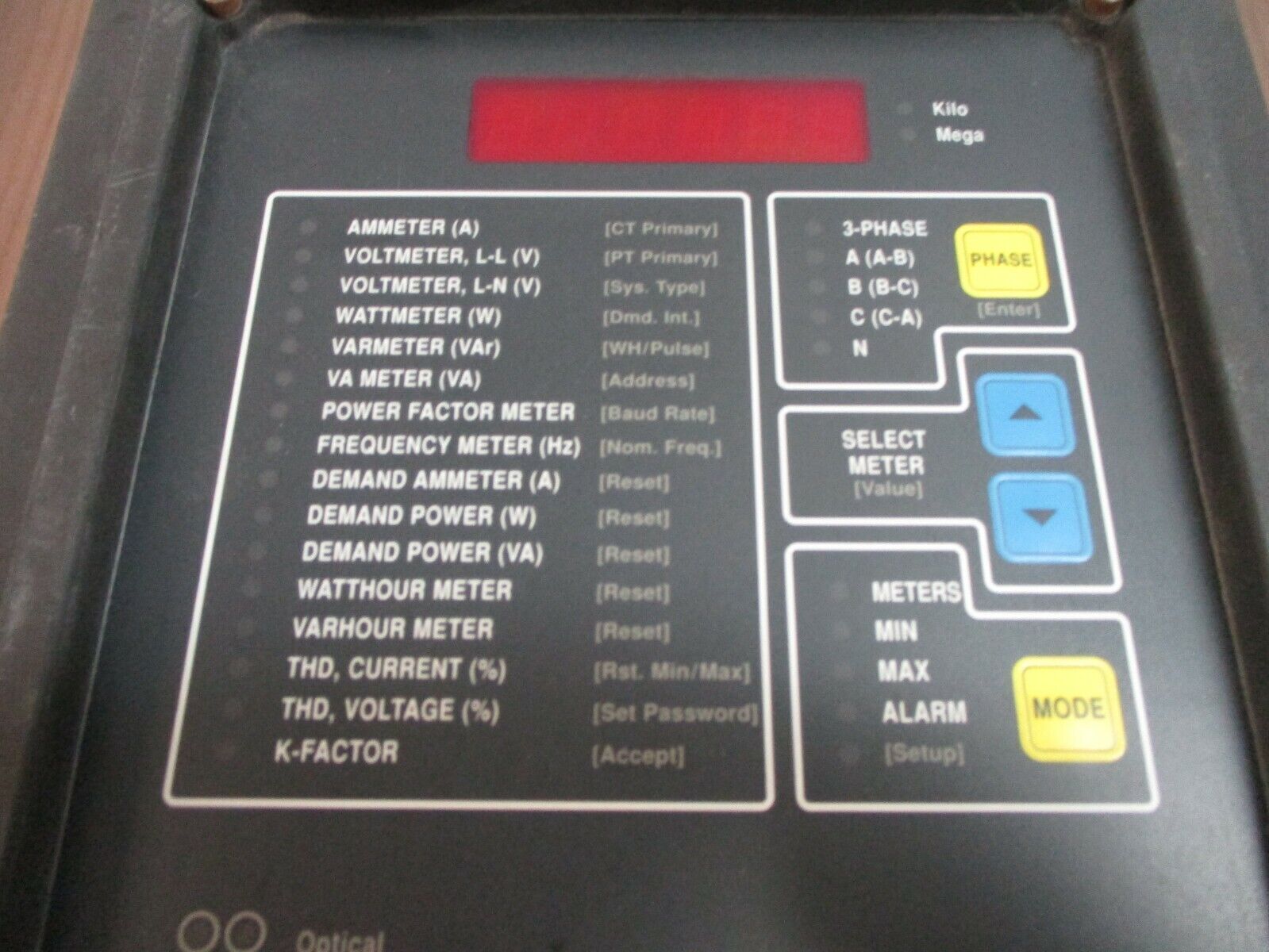 Square D PowerLogic Circuit Monitor 3020 CM-2350 w/ 3020 IOM-11 Module, Used