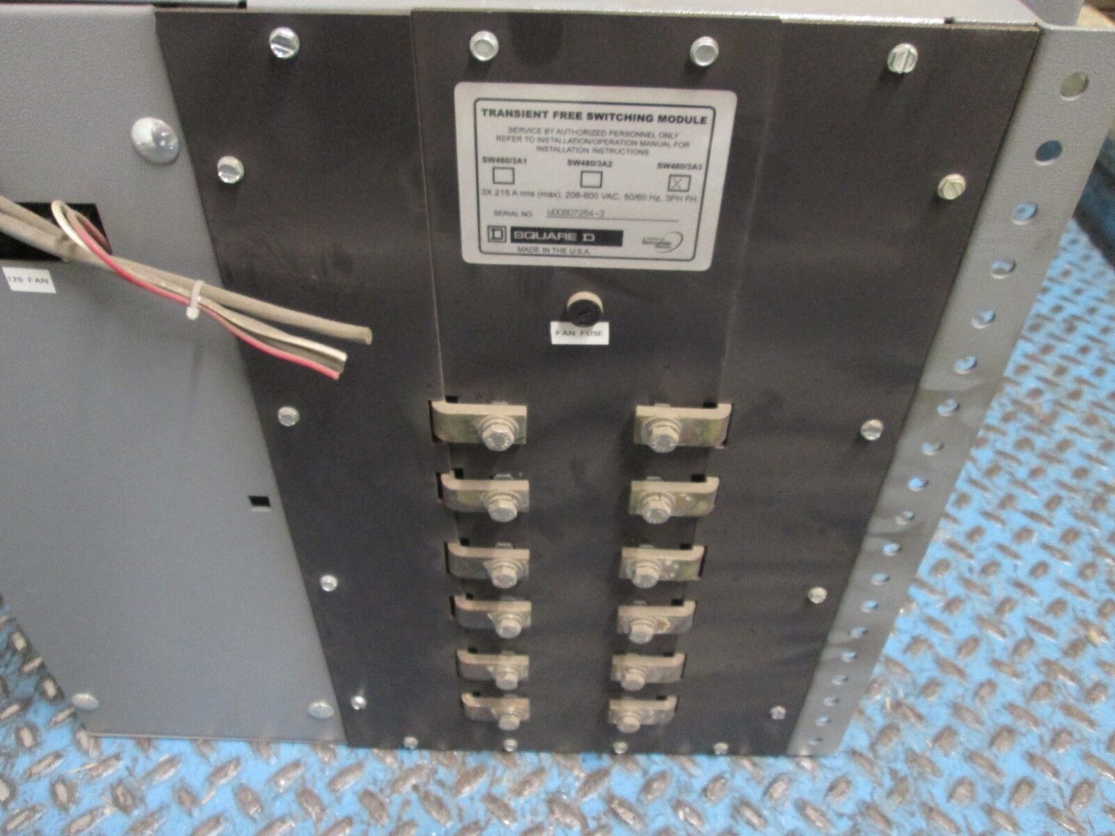 Square D Automatic Capacitor Switching Module SW480/3A3 208-600V 3Ph Used