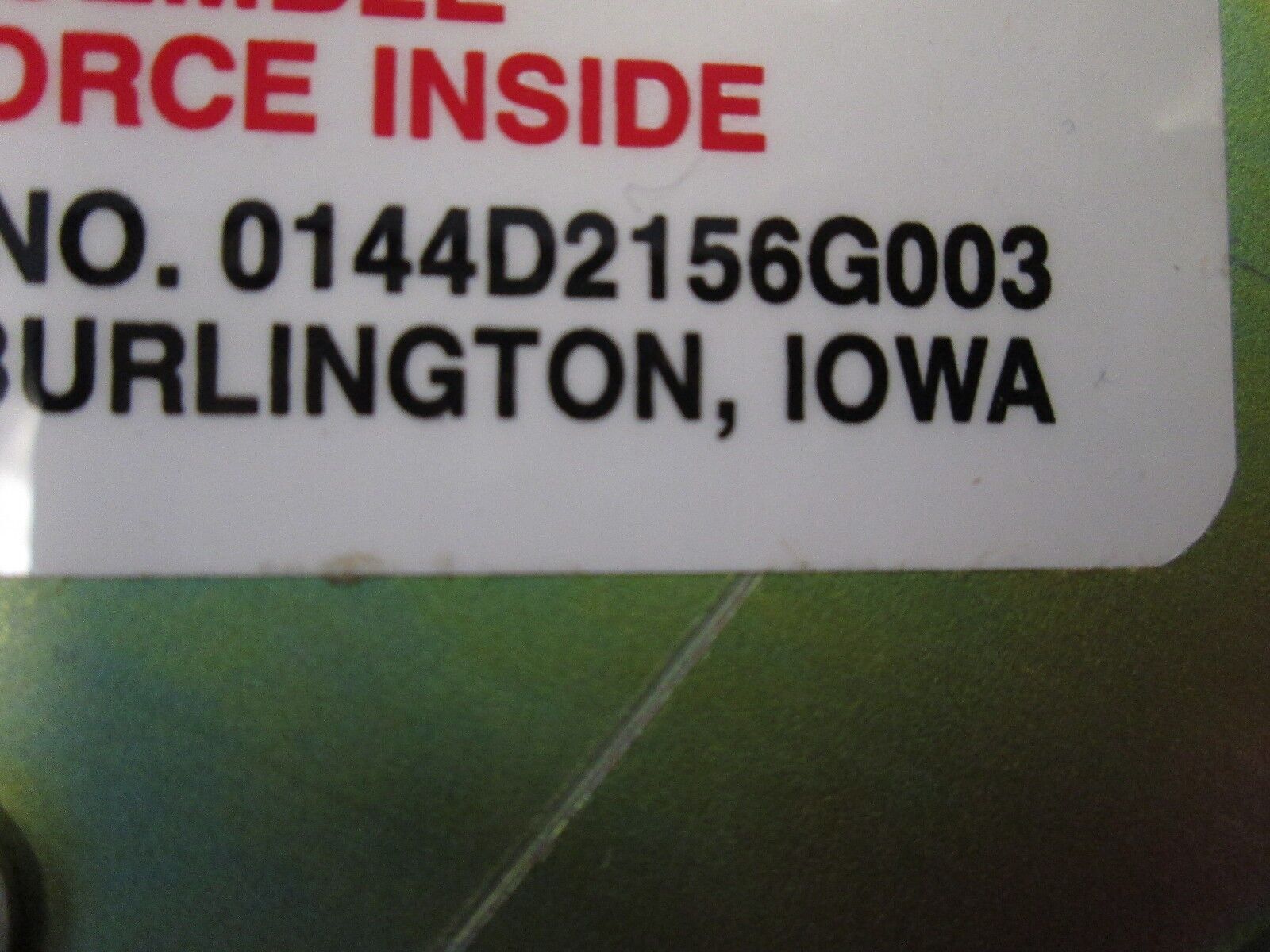 GE Surge Suppressor 0144D2156G003 Used