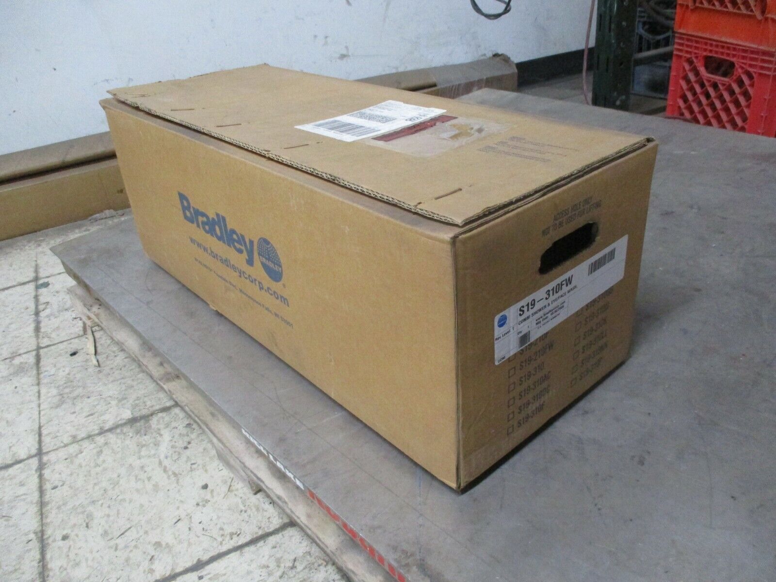 Bradley Combi Shower & Eye/Face Wash S19-310FW Rev. Level: T New Surplus