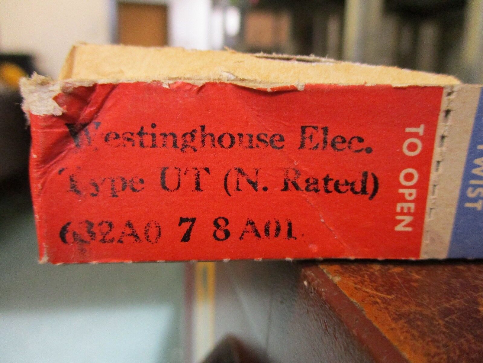 Westinghouse Type UT Fuse Link 632A0 7 8 A01 25N "Lot of 4" New Surplus