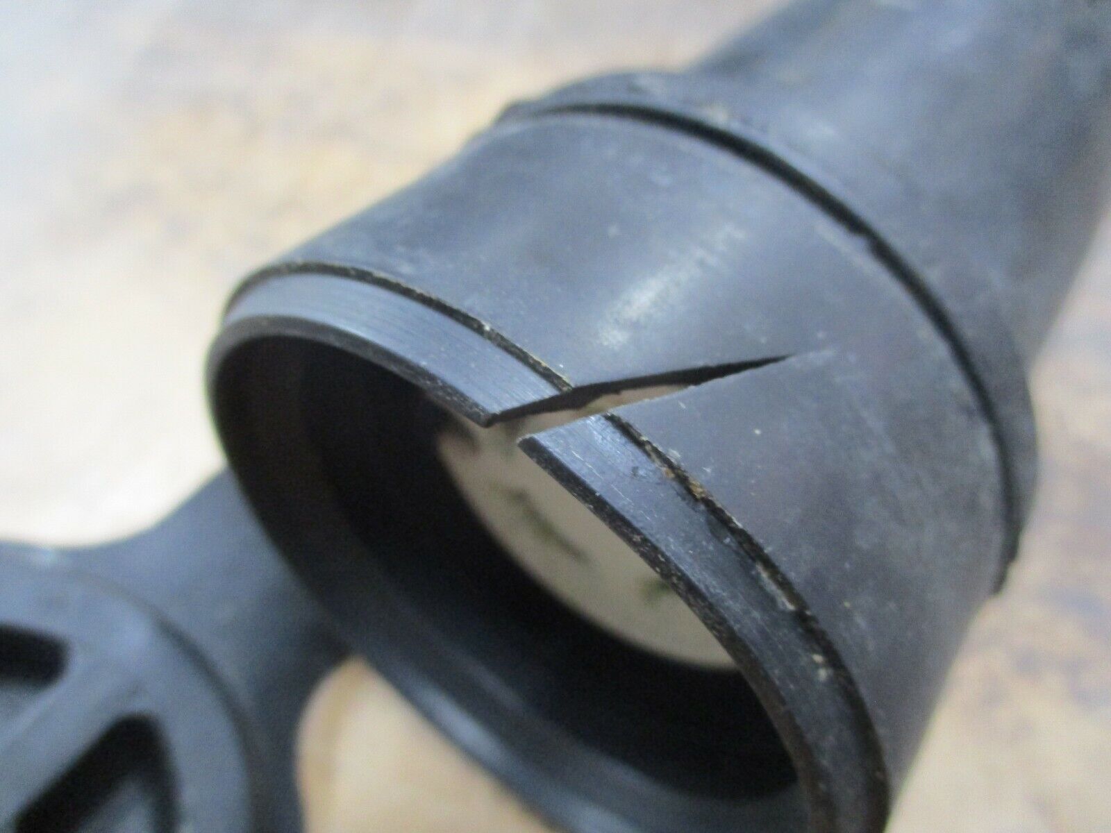 Daniel Woodhead Watertight Connector Nema L15-20R 20A 250V 3Ph *Cut on Top* Used