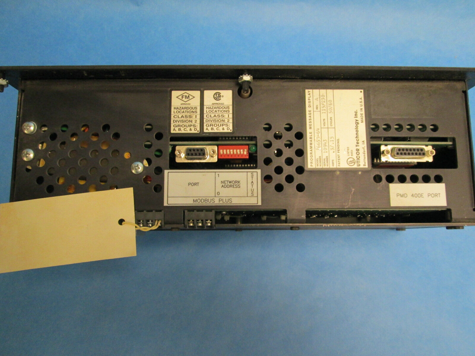 Uticore PMD 375 Programmable message display P/N 76659-64