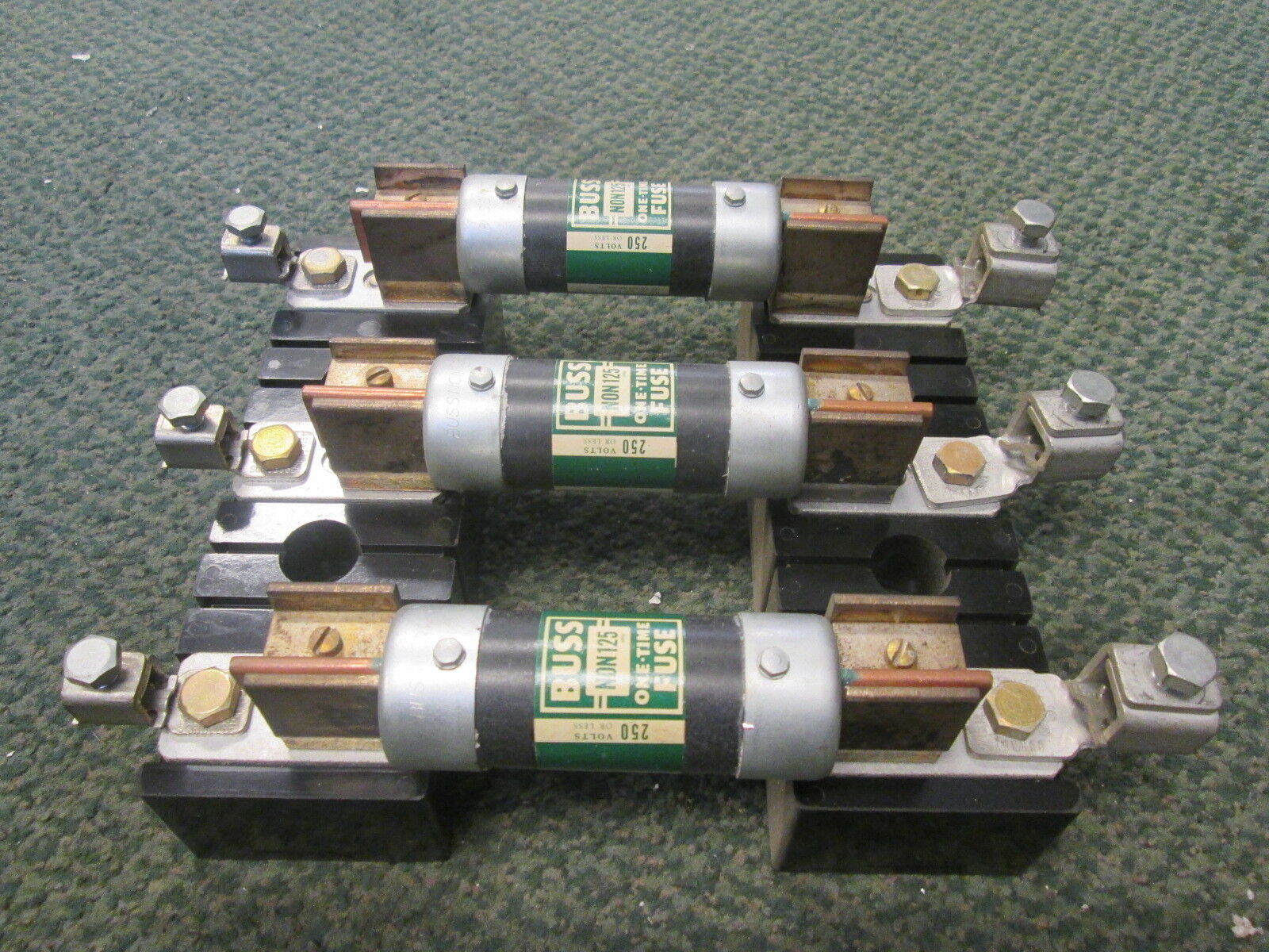 Allen-Bradley Fuse Holders X-402237/X-410743 3P 200A 600V Used