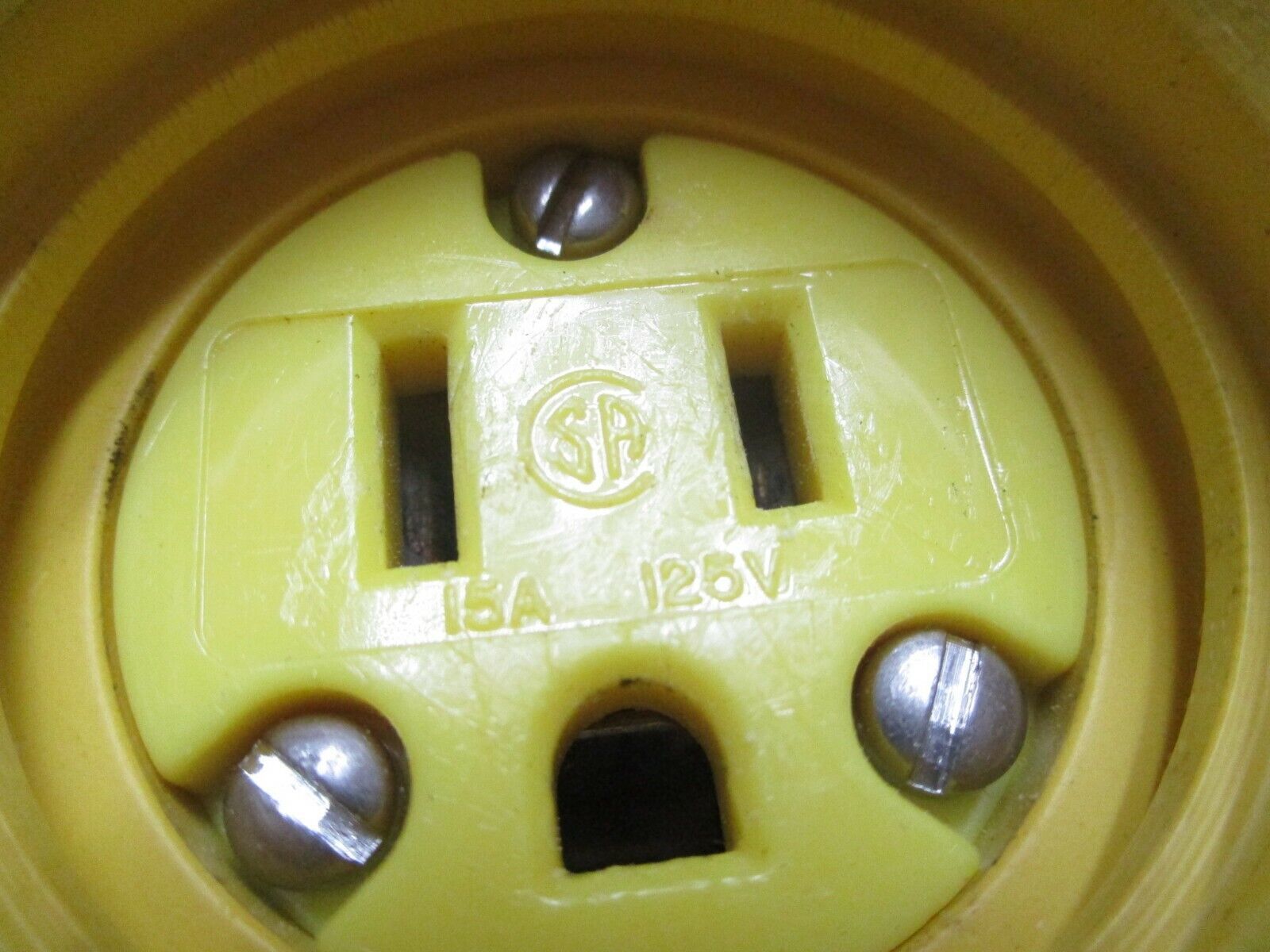 Daniel Woodhead Watertight Connector Nema 5-15 15A 125V *No Cover* *Lot of 2* Used