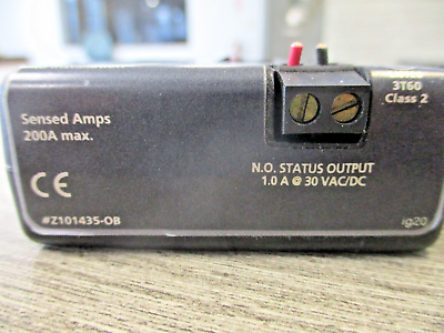 Veris Hawkeye 900 Current Sensor Z101435-OB Sensed : 200A Max Used.