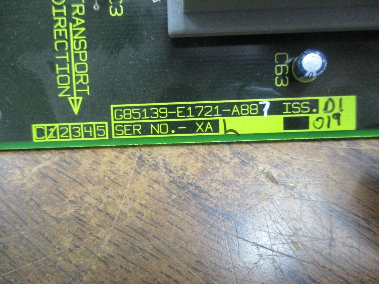 Siemens Operator Interface Control Board G85139-E1721-A887 Used