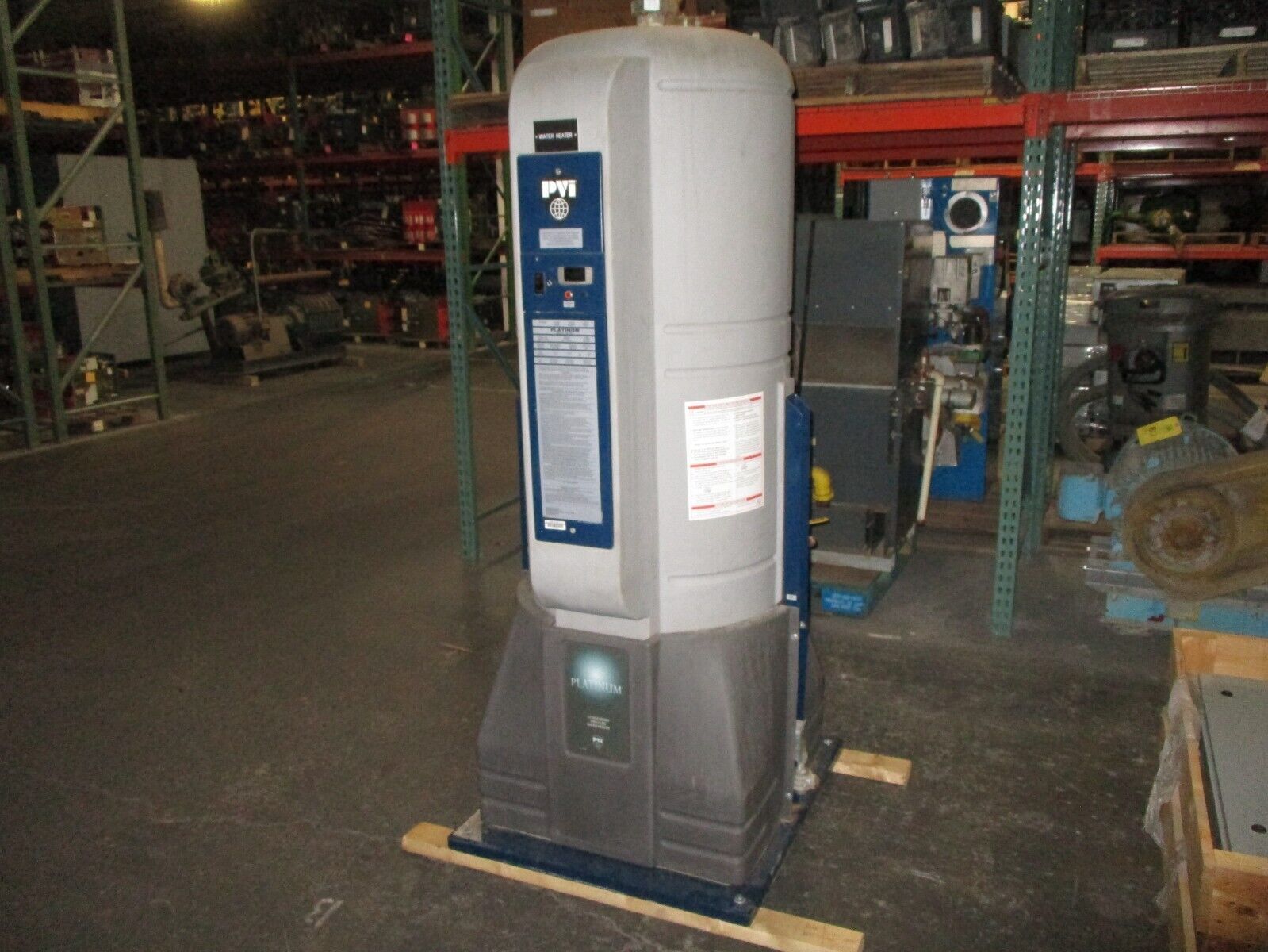 PVI Platinum Condensing Firetube Water Heater 399 SS A-PN 399,000 BTU 70-Gallon