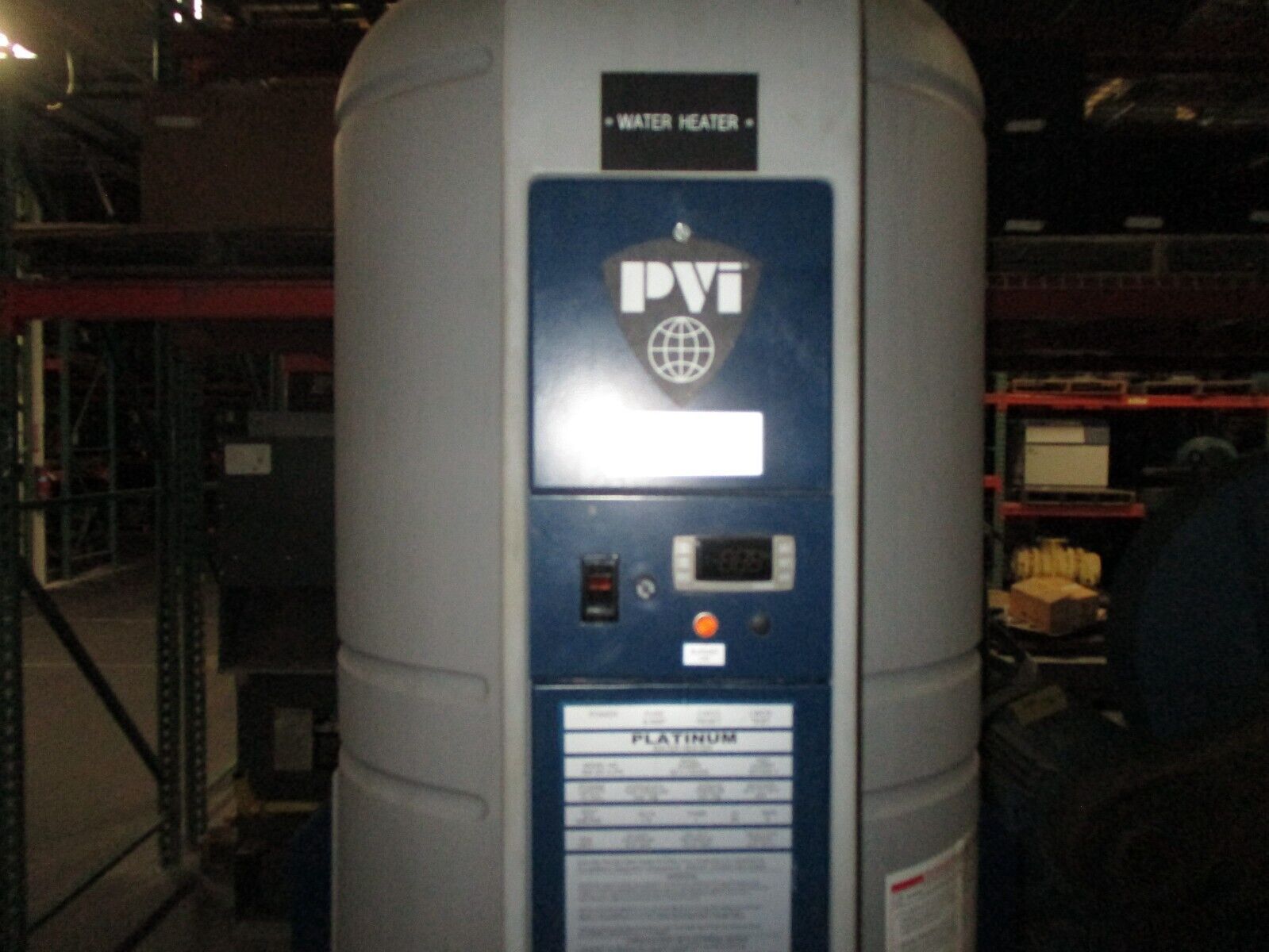 PVI Platinum Condensing Firetube Water Heater 399 SS A-PN 399,000 BTU 70-Gallon