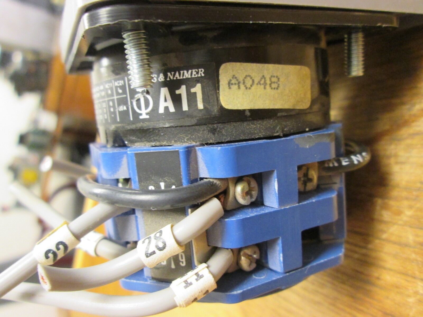Kraus & Naimer Ammeter Switch A11 A048 4-position 10A 600VAC Used