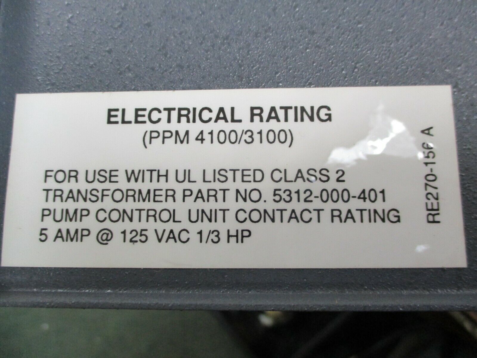 Red Jacket Electronics Aux Control Unit PPM4100 Used