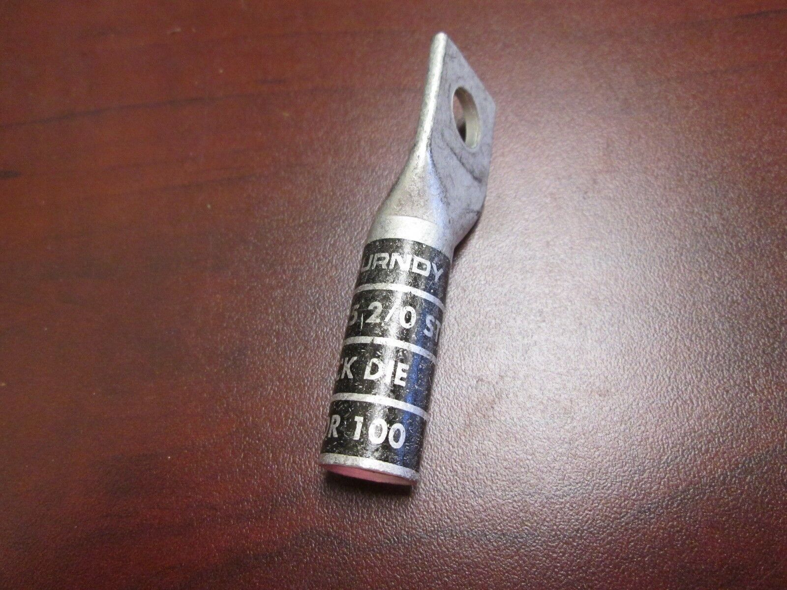 Burndy Crimp Lug YA26 210 AWG Black Die 13 *Box of 10* New Surplus