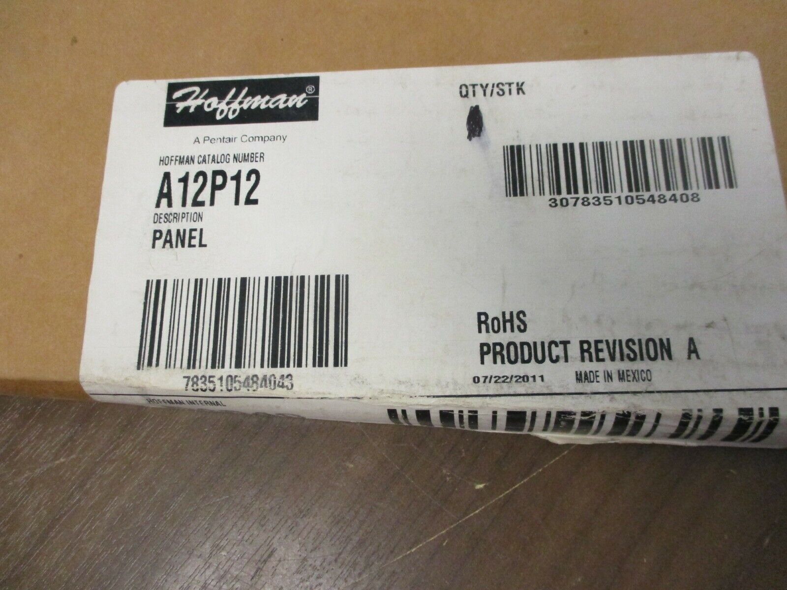 Hoffman Backplate A12P12 For 12x12" Box New Surplus *Box of 3*