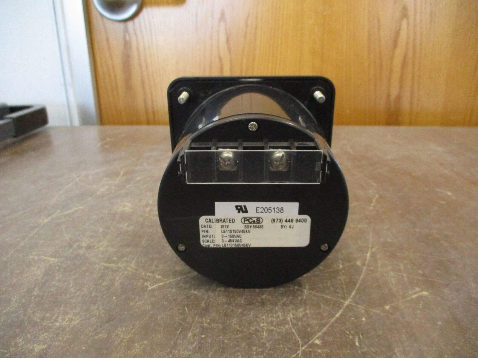 PC&S AC Voltmeter LS110150V45KV Range: 0-45kV Used