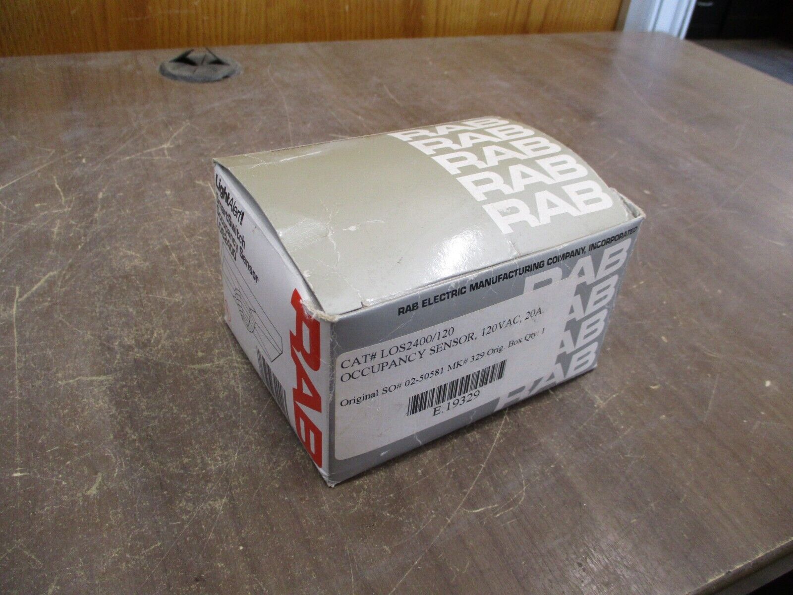 RAB LightAlert! SmartSwitch Occupancy Sensor LOS2400 New Surplus