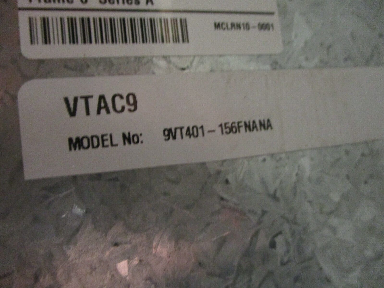 Allen-Bradley VTAC 9 / PowerFlex 700 AC Drive 20BD156A0ANNANA0 125HP 3Ph Used