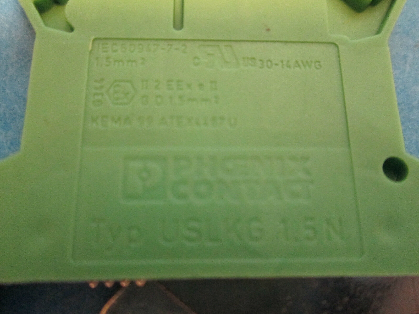 Phoenix Contact Terminal USLKG 1,5 N, Lot of 20! New Surplus!!!