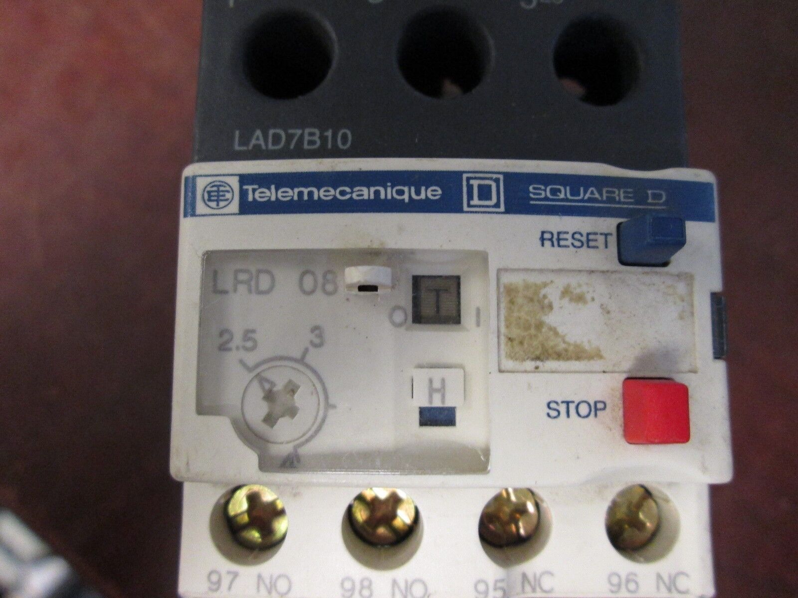 Telemecanique Solid State Overload Relay LRD 08 Range: 2.5 - 4A Used