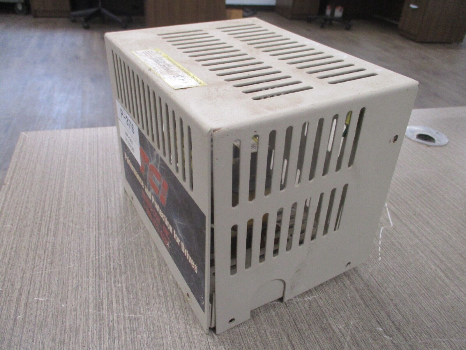TCI KDR Drive Reactor KDRA3LC1 9.6A 600V 50/60Hz 3Ph Motor: 7.6A Used