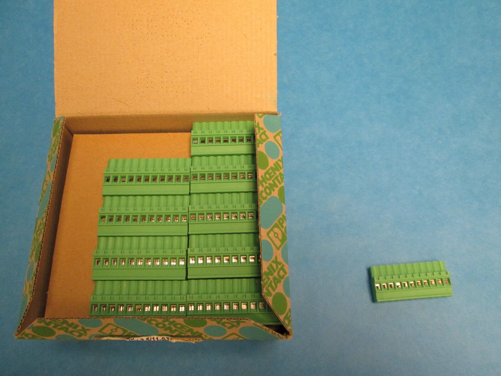 Phoenix Contact Terminal Block MVSTBW 2,5/11-ST, Lot of 50! New in Box!!!