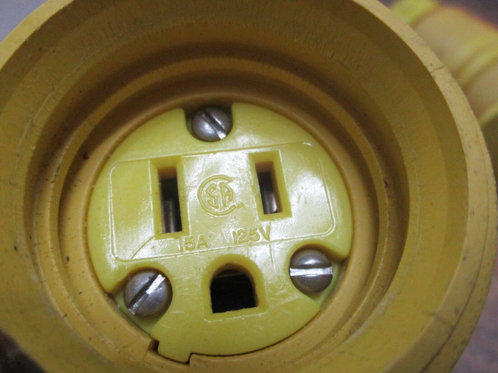 Daniel Woodhead Watertight Connector Nema 5-15 15A 125V *Lot of 2* Used