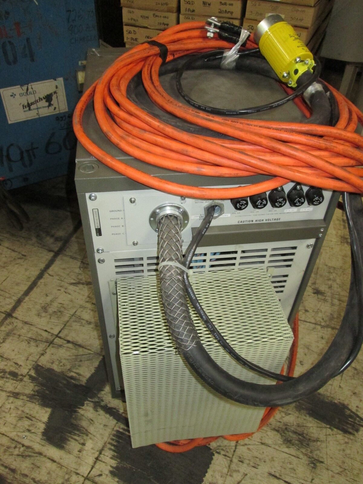 HP DC Power Supply Ser. 2614A-01008 20KVA 208VAC 3ph Used