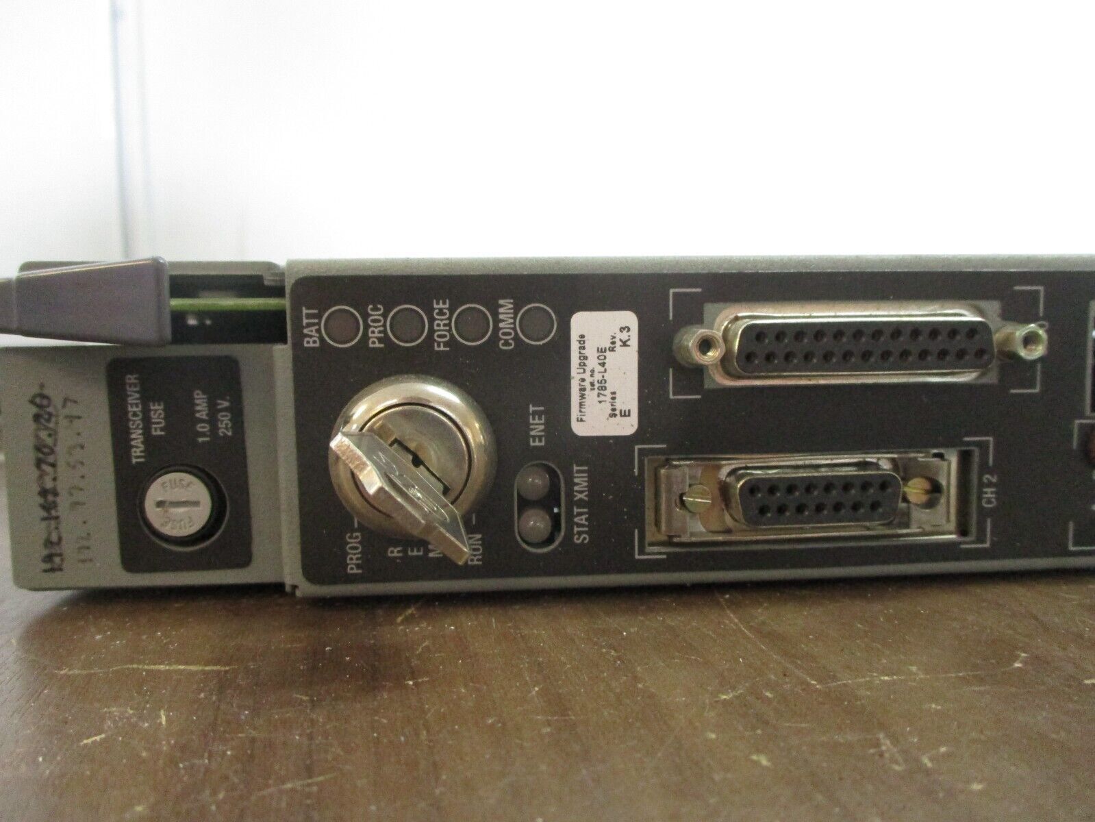 Allen-Bradley PLC-5/40 Ethernet Processor Module 1785-L40E/E Rev. D01 Ser. E