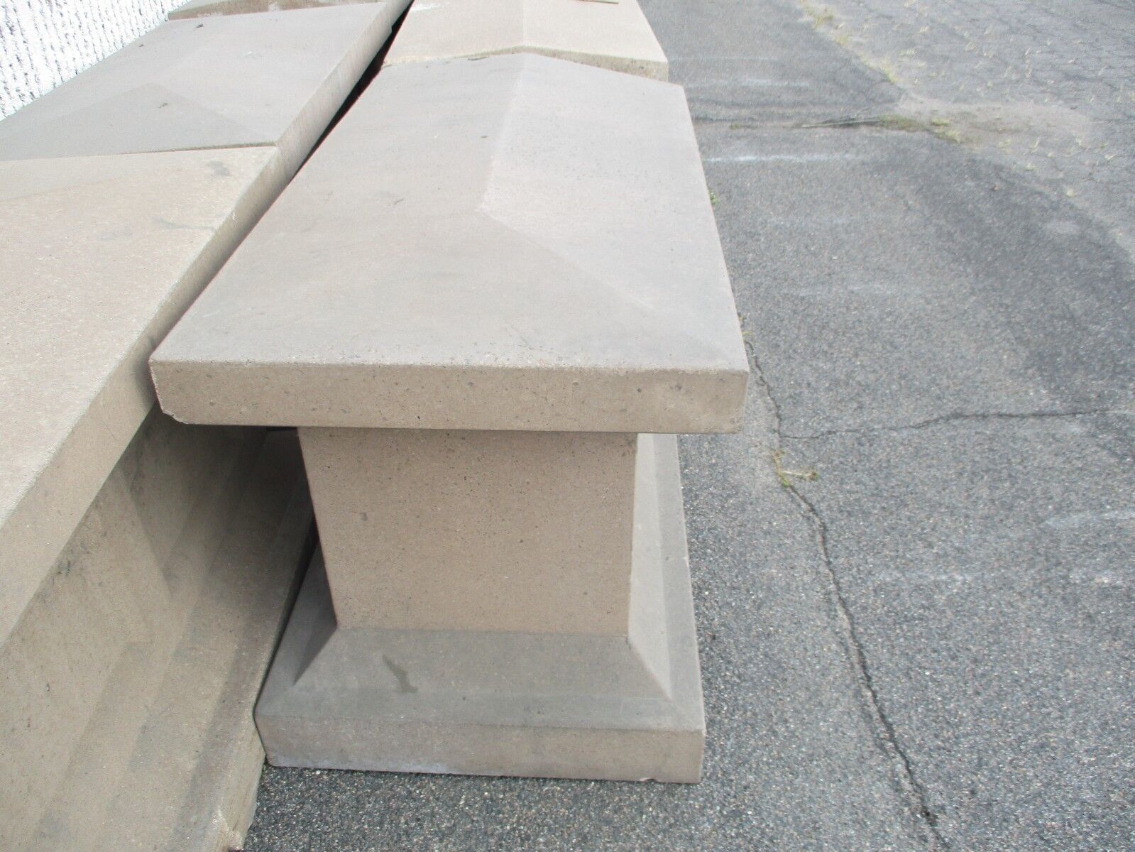 Petersen Decorative Concrete Security Barriers 4.5-5' Long 30"Wide 34" Tall Used