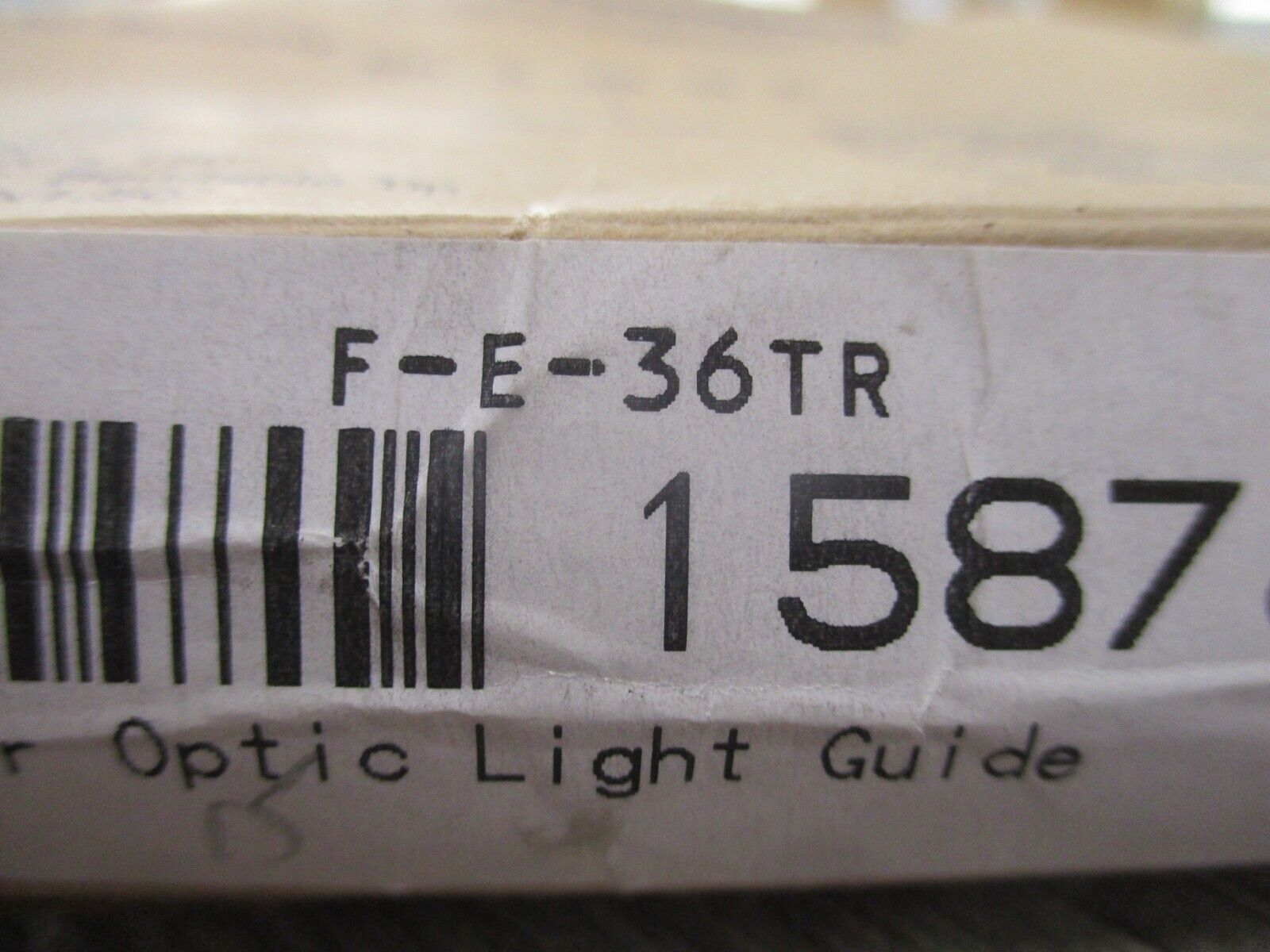 Tri-tronics Fiber Optic Light Guide F-E-36TR New Surplus
