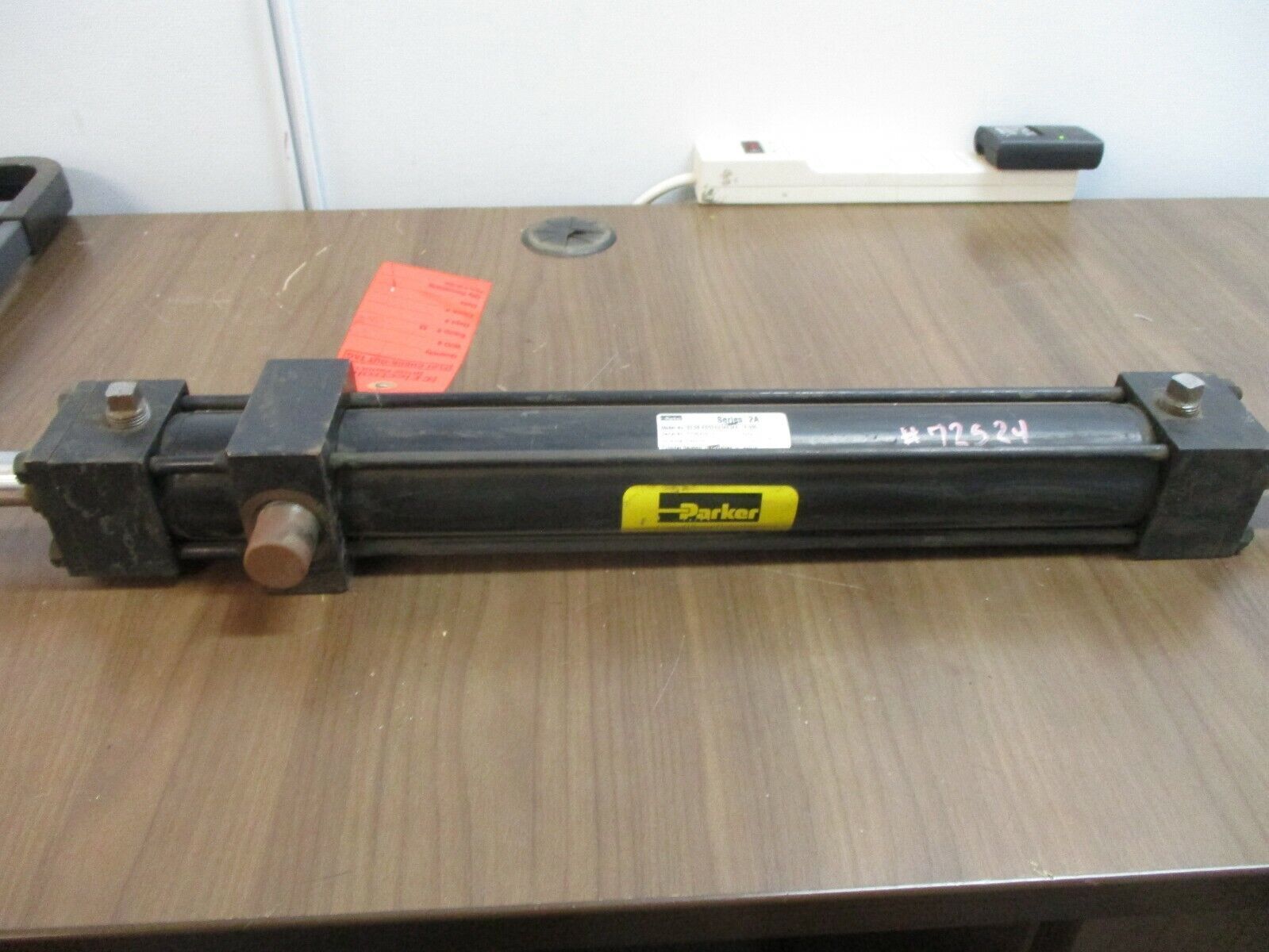 Parker Series 2A Air Cylinder 02.00 KDD2AU34A34A 250PSI Used