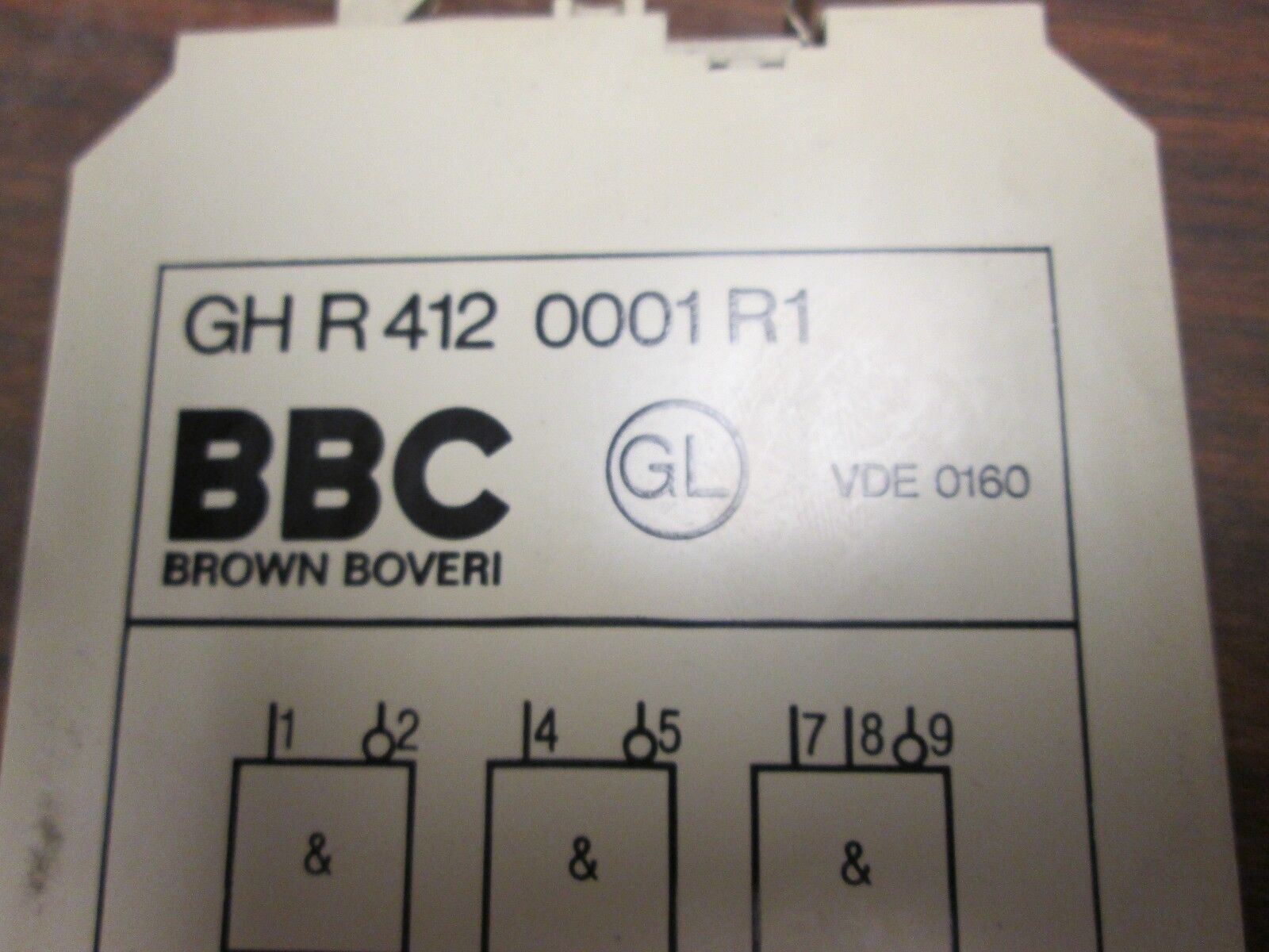 BBC Logic and Gate Unit GH-R-412-0001-R1 3 Function Used