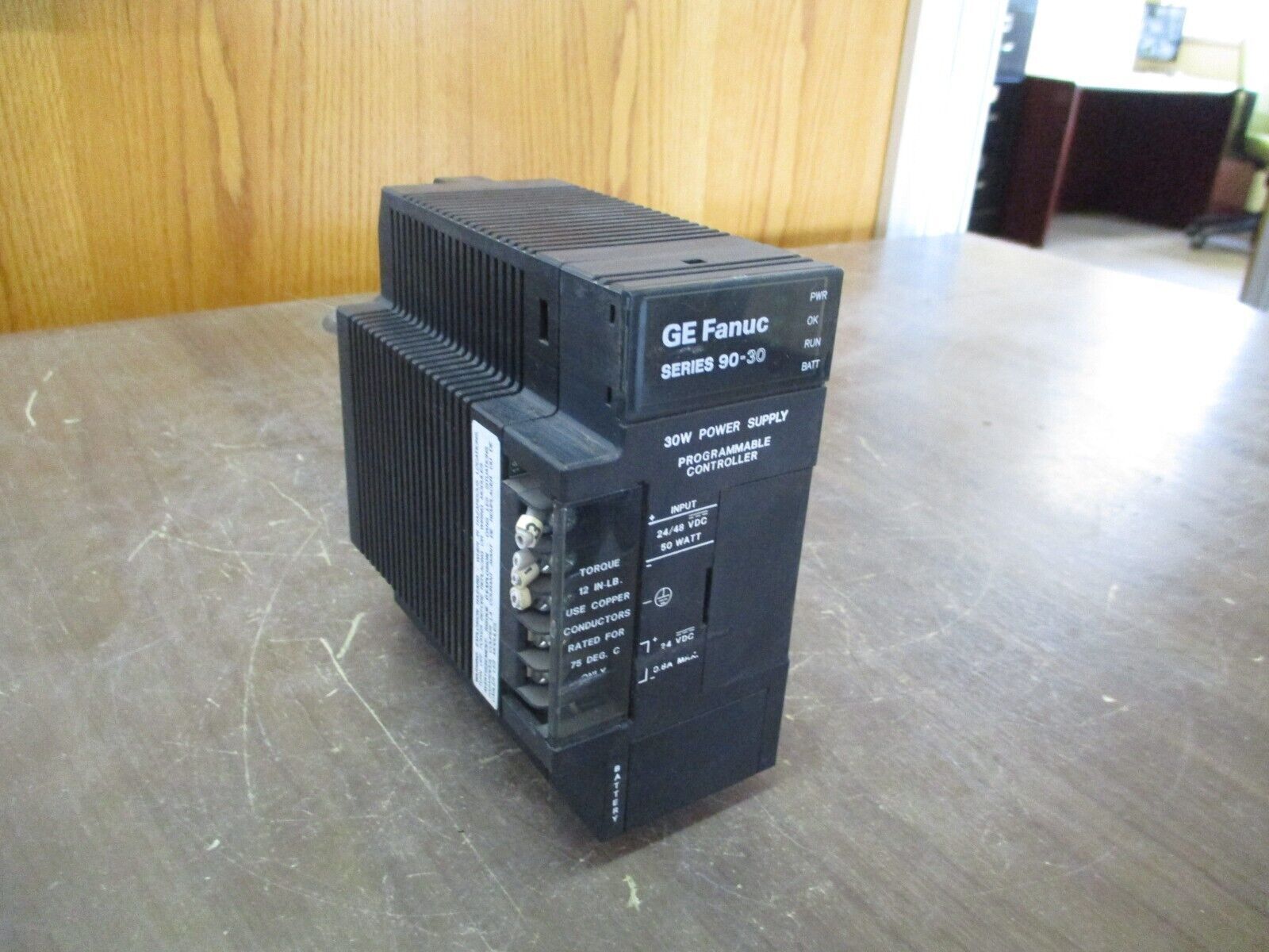 GE Fanuc Power Supply Module IC693PWR322E 24/48VDC 30W Used