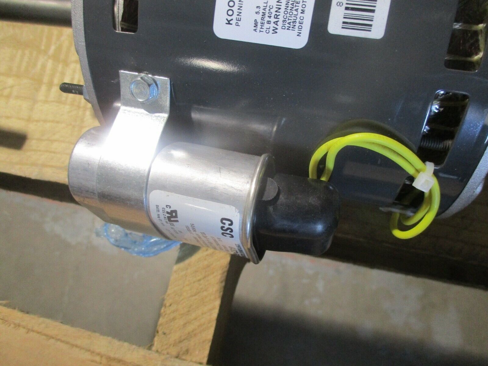 Kooltronic AC Motor K55HXHLJ-2298 1/2HP 1600RPM 208/230V 5.3A 50/60Hz 1Ph Used