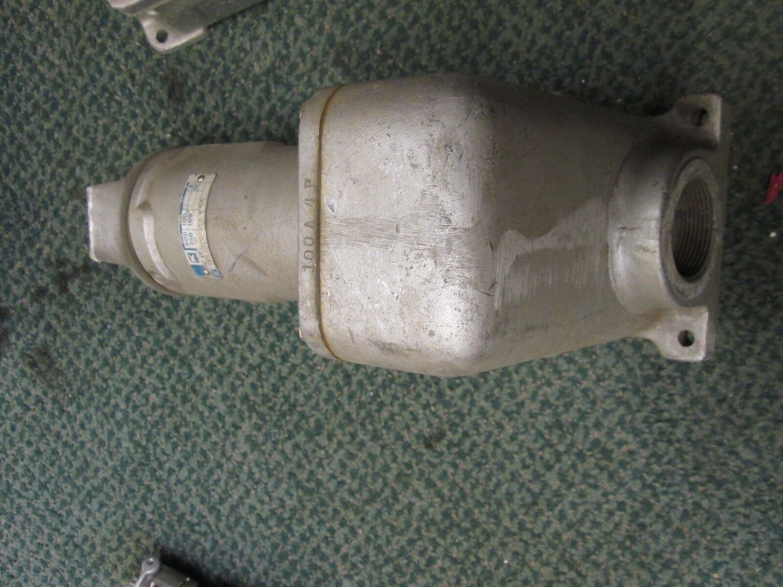 Killark Receptacle with Base WRACL-51004 100A 600V 3W 4P Used