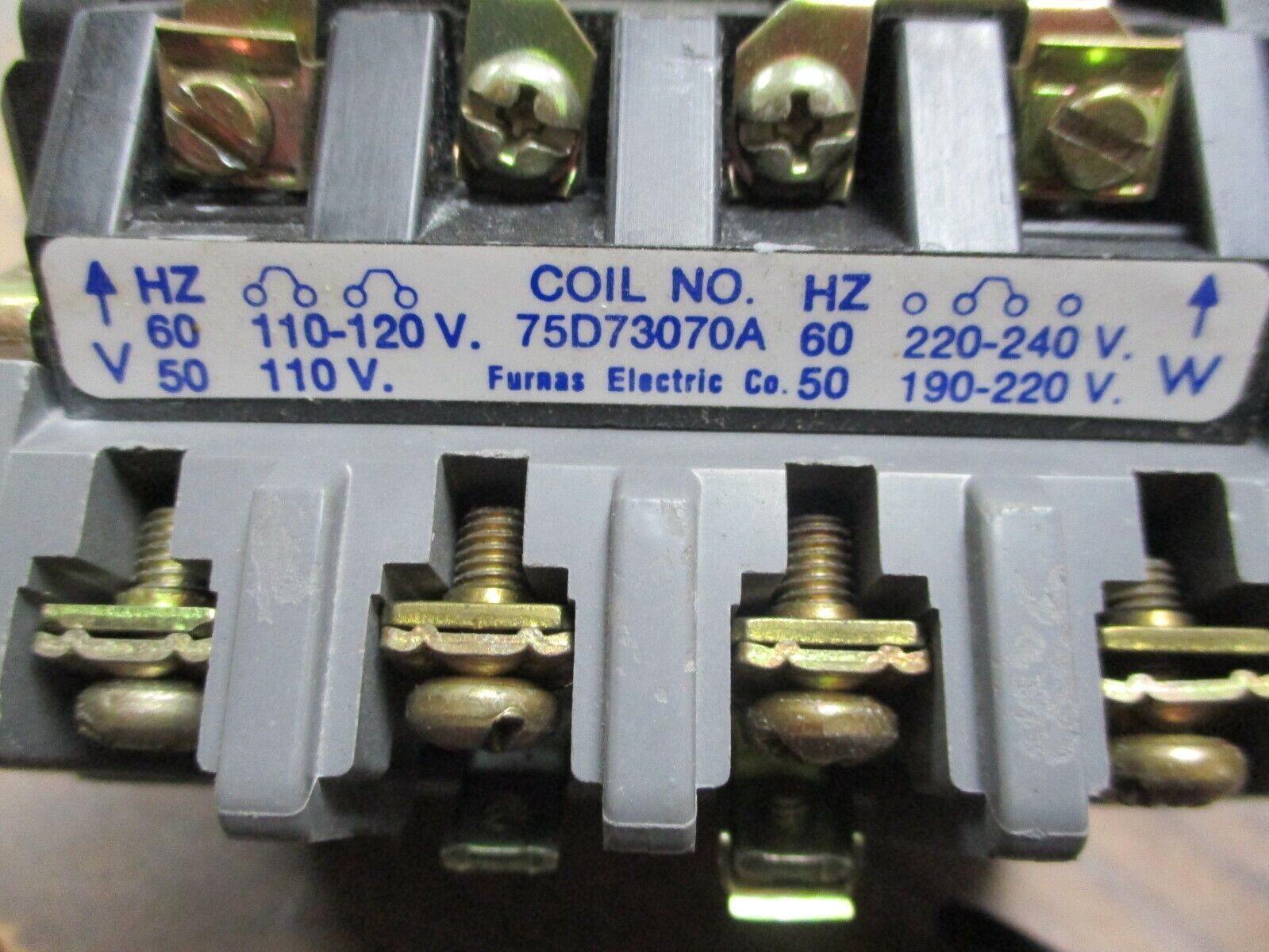 Furnas Lighting Contactor 40DP32A*D6 Dual Voltage Coil: 110-120V / 220-240V Used