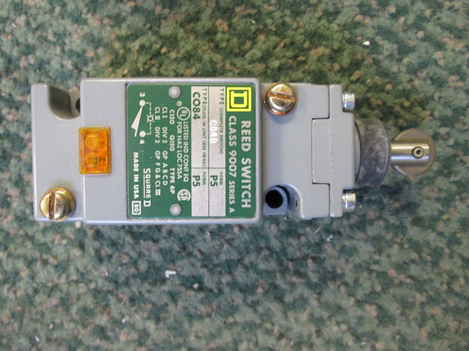 Square D Limit Switch 9007C84DP5 Mechanical Turret Head Position Switch