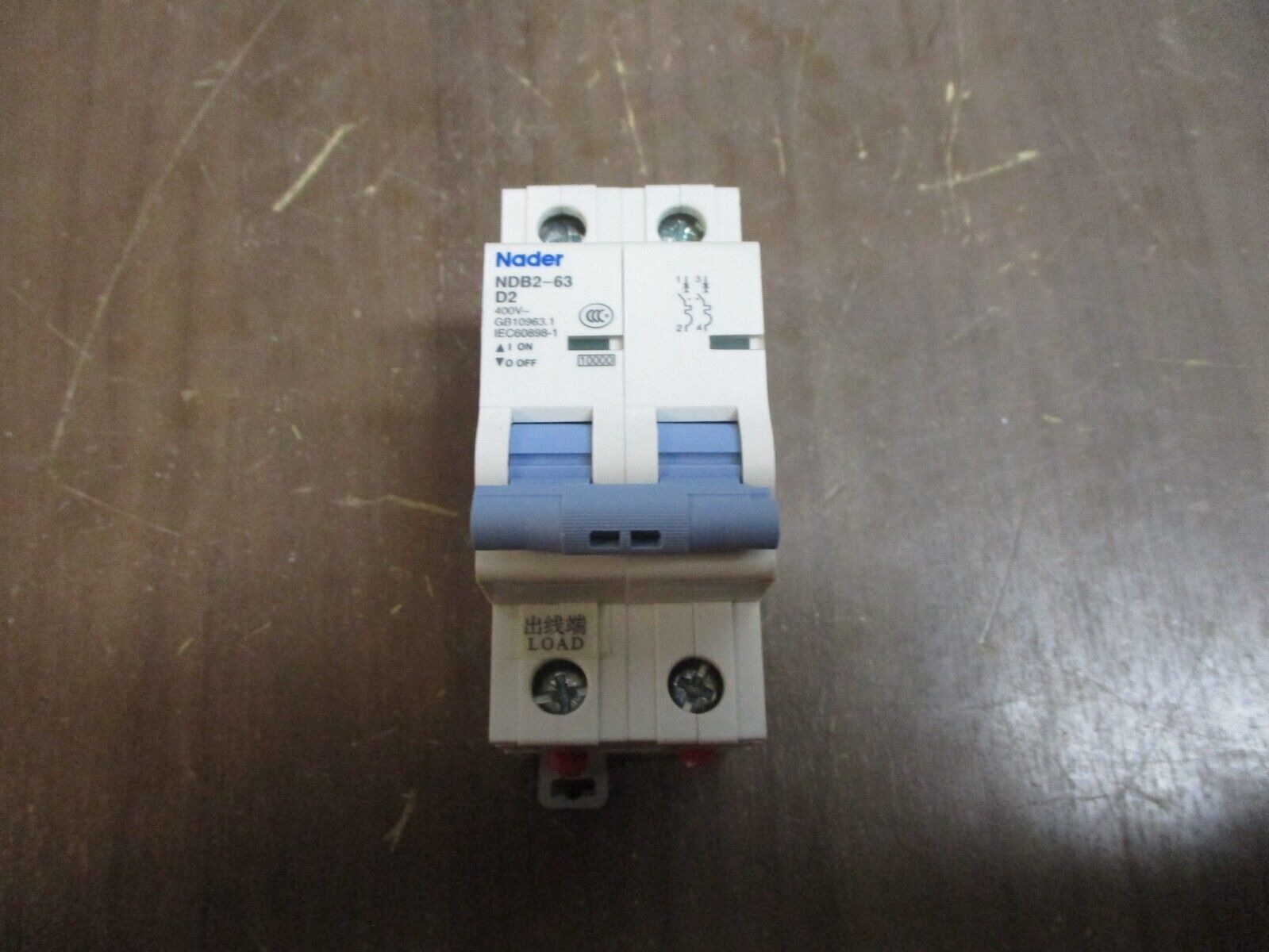 Nader Circuit Breaker NDB2-63D2 2A 400V 2P Used