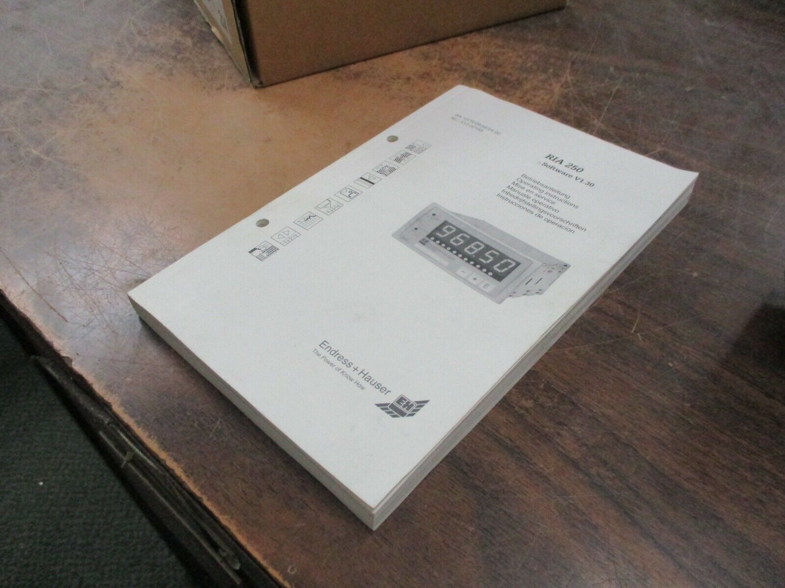 Endress+Hauser RIA 250 Process Display RIA250-A11R2K Software: IBU00XA