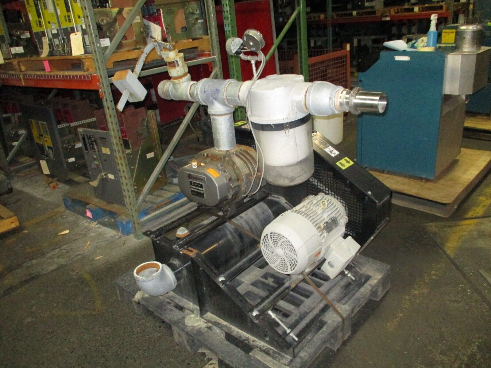 Gardner Denver Sutorbilt GAEMCRA Blower Package 5MR 2850 RPM Max 10HP 3Ph Used