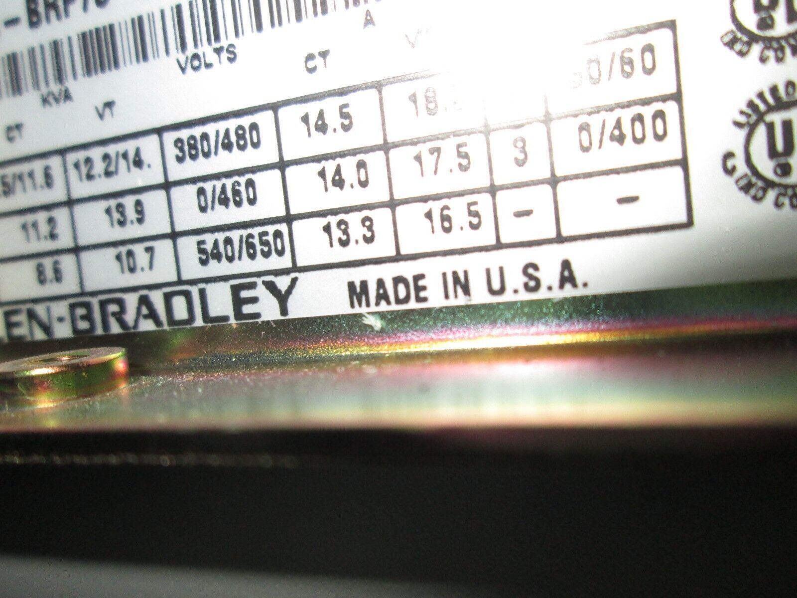 Allen-Bradley Enclosed Drive 1336S-BRF75-AN-EN4-L6 7.5HP Drive has EN3