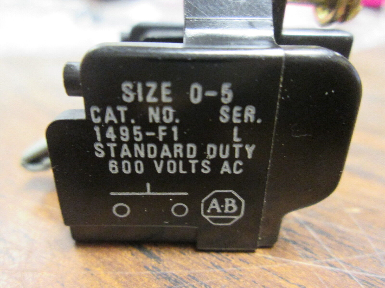 Allen-Bradley Aux Contact 1495-F1 1 N.O. Size: 0-5 New Surplus
