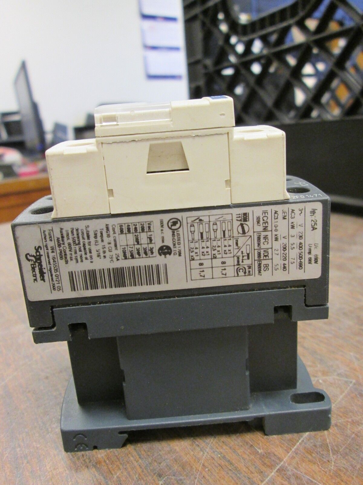 Telemecanique Contactor LC1D12 25A Used