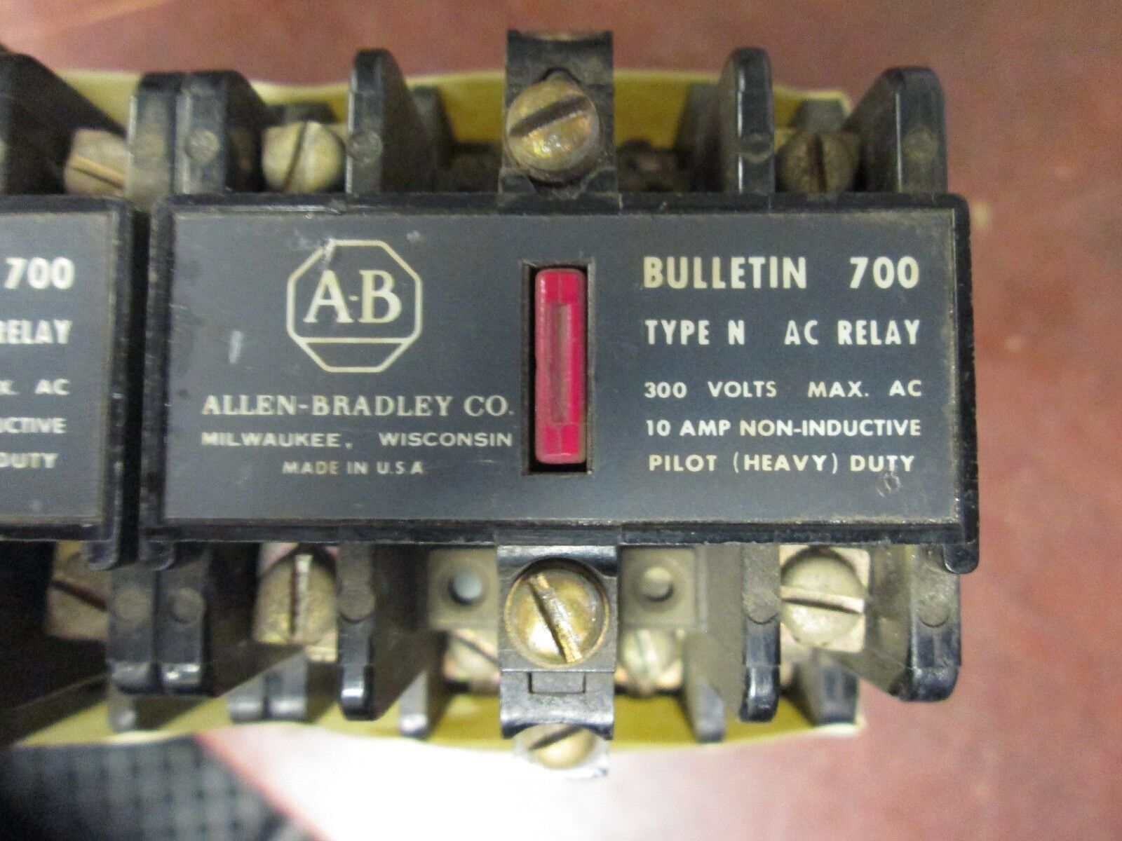 Allen-Bradley Relay 700-N600A1 120V Coil Lot of 2 Used