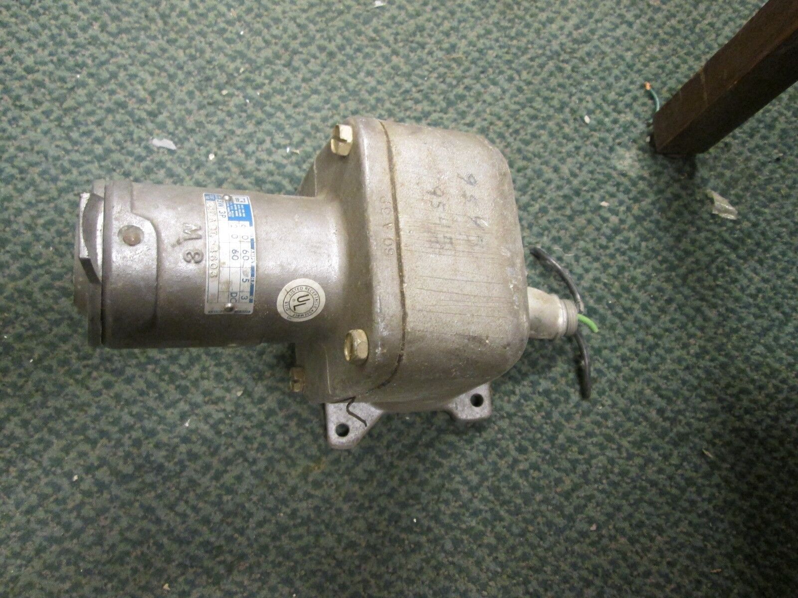 Killark Receptacle w/ Base WPWACL-4603 60A 600V 3W 3P Used